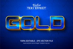 Gold text, luxury golden style editable text effect Product Image 1