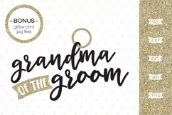 Grandma of the Groom SVG file Product Image 1
