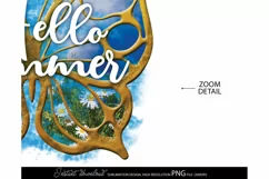 Hello Summer png butterfly png Butterfly sublimation, flower Product Image 5