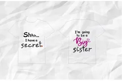 I have a secret Svg, Big Sister Svg, Promote Big Sister Svg Product Image 1
