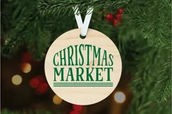 Christmas SVG Cut File - Christmas Market SVG File Product Image 4