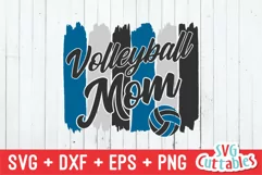 Volleyball Mom SVG | Volleyball SVG | Shirt Design Product Image 2