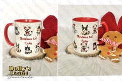 Christmas Cat Print Mug Wrap PNG Product Image 2