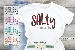 Salty | Sublimation | Matthew 5-13 | Faith Christian Bible Product Image 1