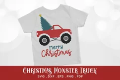 Christmas Monster Truck svg dxf png eps pdf Product Image 2