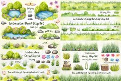 Huge Watercolor Bundle Clipart, scene making Product Image 14