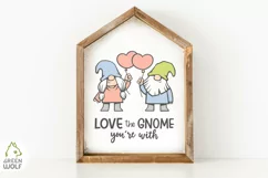 Valentine gnome svg Couple gnomes svg Valentine sublimation Product Image 5