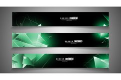 banner collection. abstract background with luminous Product Image 1