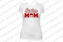 Swim SVG | Swim Mom, Swim Sister | Shirt Design Product Image 2