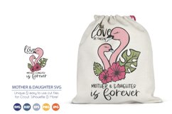 Flamingo SVG | Mother and Child SVG Product Image 1