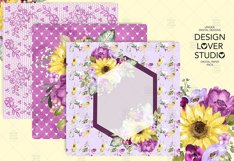 Summer Romance digital paper pack Product Image 5