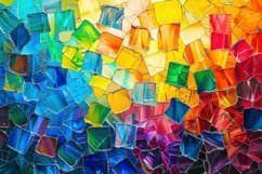 Abstract Colorful Saturated Bright Art Background Wallpaper Product Image 1