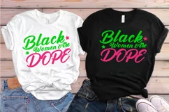 Black Woman SVG PNG EPS DXF Files For Cutting and Printing Product Image 2
