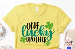 One lucky brother - St. Patrick's Day SVG EPS DXF PNG Product Image 3
