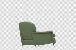 Isometric Arm Chair 3D isolated render Product Image 1