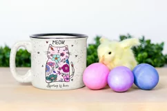 Cat Meow Sublimation PNG, Cute Kitty Cat Product Image 3