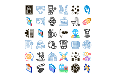Diverse collection of modern business and lifestyle icons Product Image 1