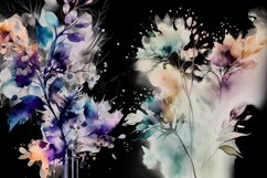 Flowers Watercolor, Gentle Colors, JPG PNG Product Image 6