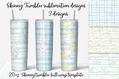 Baby shower boy Skinny tumbler wrap design Product Image 1