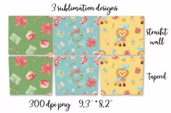 Christmas Lion Skinny tumbler wrap design Product Image 2