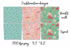 Christmas Girls Skinny tumbler wrap design Product Image 2