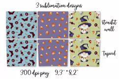 Halloween party gnomes Skinny tumbler wrap design Product Image 5