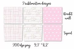 It's a girl Skinny tumbler wrap design Product Image 5