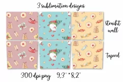 Christmas gnome Santa's helpers Skinny tumbler wrap design Product Image 2