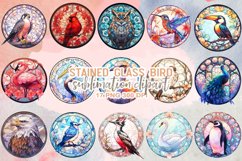 Stained Glass Bird Sublimation Product Image 1