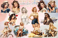 Vintage Pin-Up Girl Sublimation Bundle Product Image 1