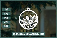 6 Christmas Ornament SVG,Christmas Paper cut SVG Product Image 2