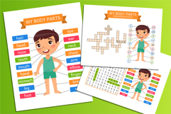 My Body Parts. Educational Flashcards Product Image 1