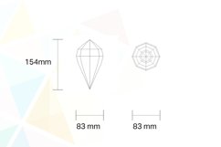 5 Ramadan decoration, ceiling EID Decor, Papercraft template Product Image 3