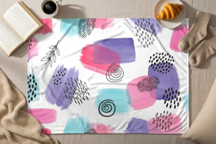 Fleece blanket mockup top view Product Image 2