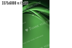 Green Abstract Background With Smooth Flowing Lines Product Image 4