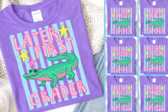 Preppy Later Gator Png Bundle | Last Day Of School Png Product Image 1