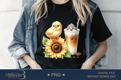 Coffee Lovers Animals PNG | Cute Animal PNG with Coffee Product Image 2