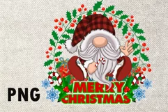 Merry christmas png christmas gnome png sublimation Product Image 1