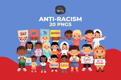 Anti-Racism Kids Clipart Bundle Product Image 1