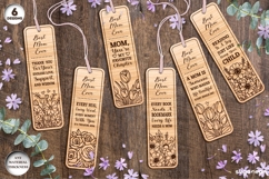 Mother's Day Bookmarks Bundle | Laser Cut | SVG Product Image 1