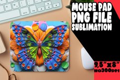 Vibrant Butterfly 3D Mouse Pad - Spring Product Image 1