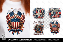 USA Shield Clipart PNG Product Image 1
