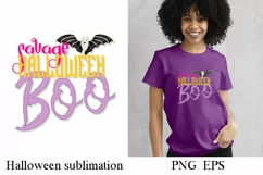 Halloween clipart PNG/eps savage halloween sublimation. Product Image 1