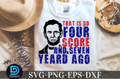 That is four score and seven SVG, 4t4th of July SVG Product Image 2
