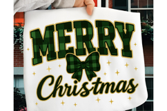Christmas PNG, Merry Christmas Plaid, Merry Christmas PNG Product Image 2