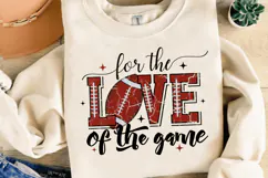 American Football Sublimation, Football PNG File, Love PNG Product Image 2