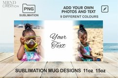 2 Photo Mug PNG | 2 Photo Sublimation Mug PNG| 2 Photo Mug Product Image 3