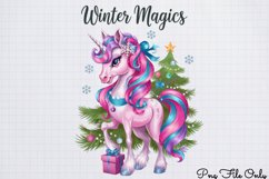 Winter Raccoon Sublimation Clipart PNG Product Image 1