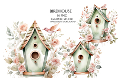 Birdhouse Clipart Product Image 1