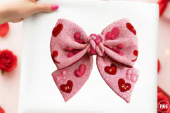 Valentine Heart Png Faux Yarn Valentines Day Sublimation Des Product Image 1